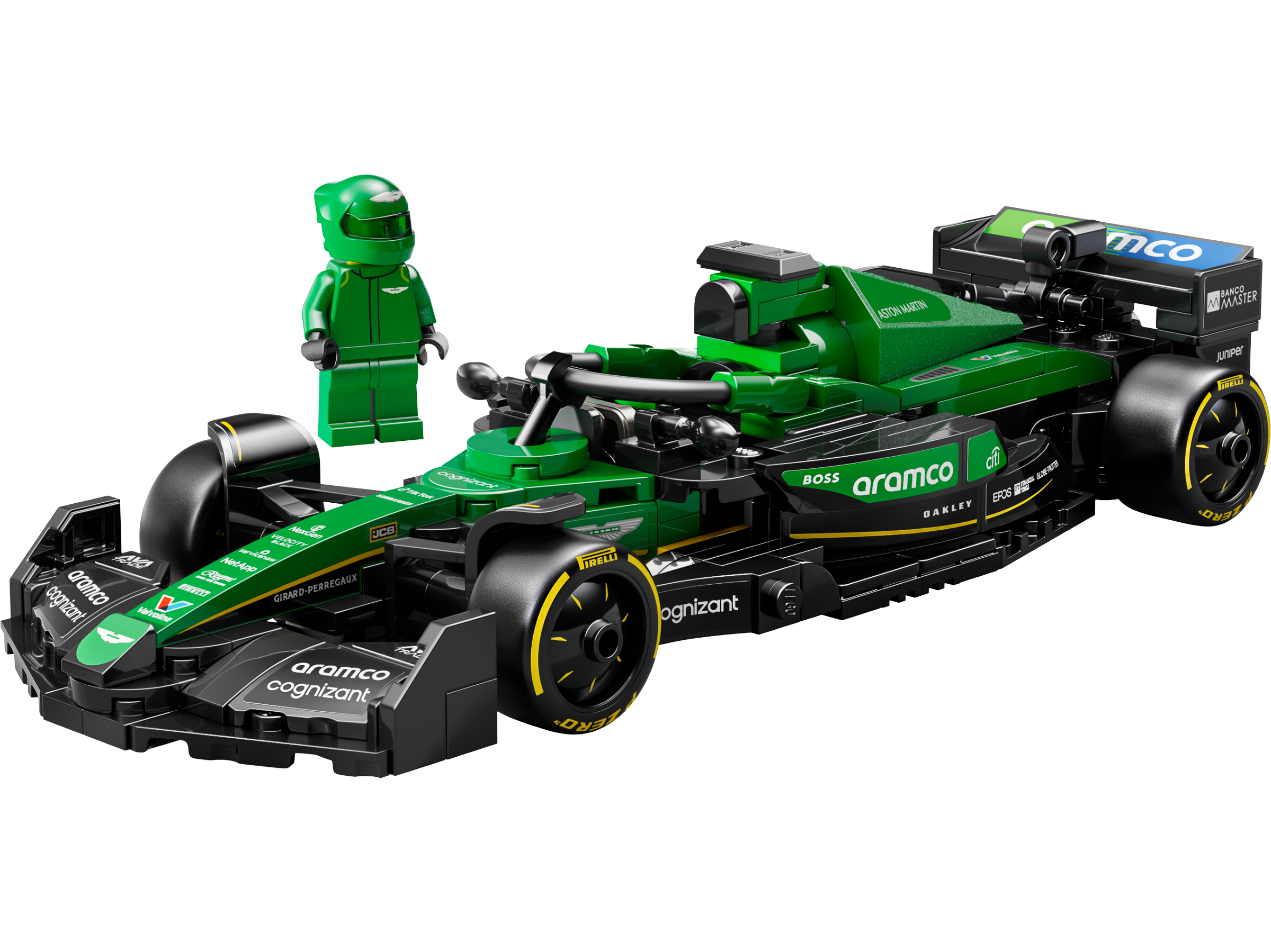 Lego 77245 Aston Martin Aramco F1 AMR24 Race Car