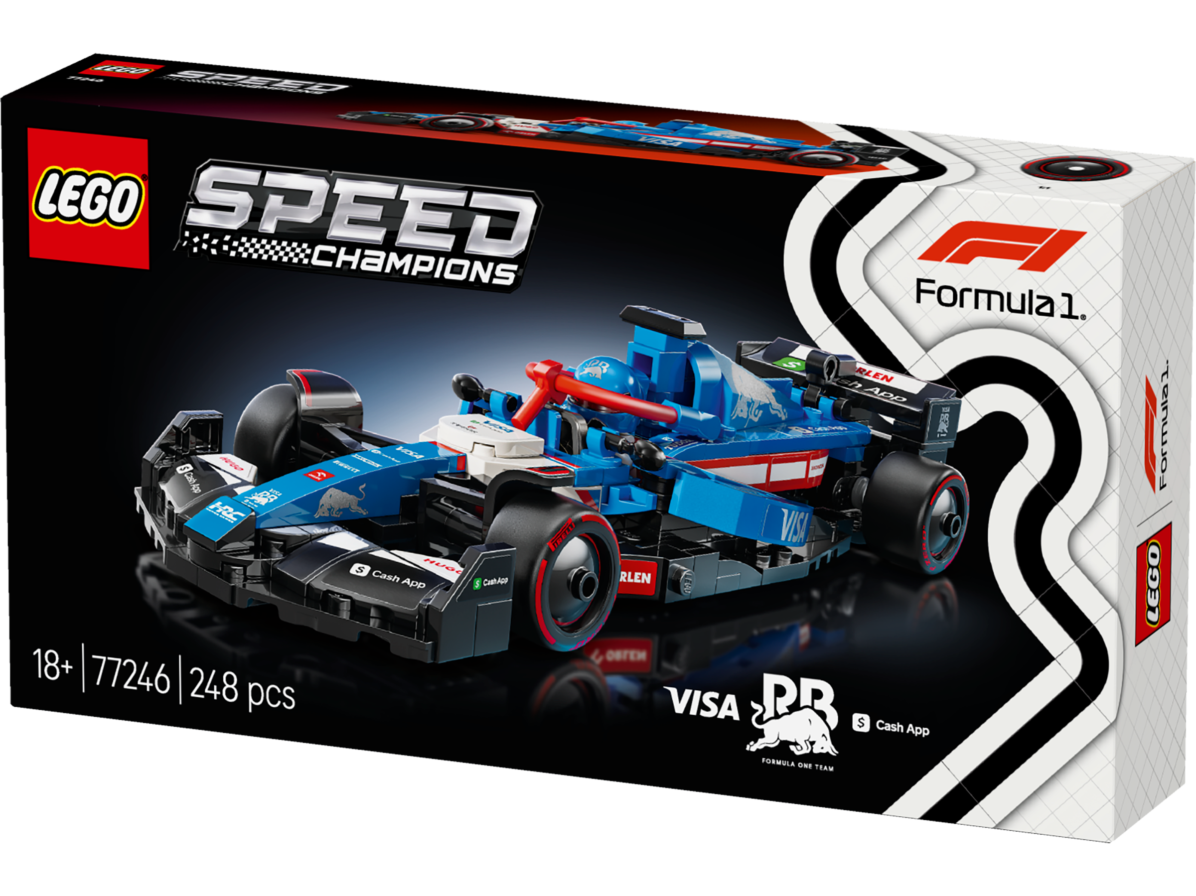 Lego 77246 Visa Cash App RB VCARB 01 F1 Race Car