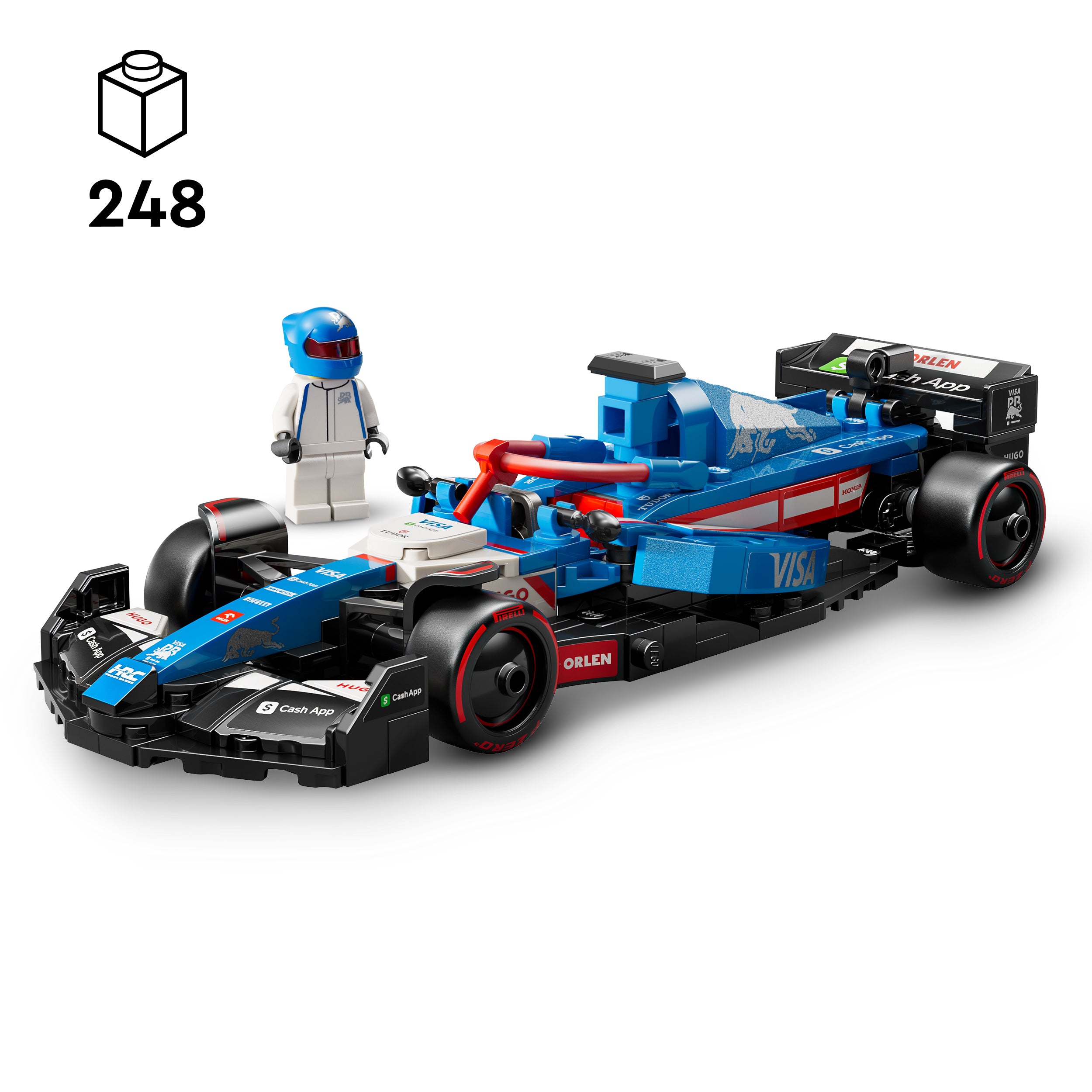 Lego 77246 Visa Cash App RB VCARB 01 F1 Race Car