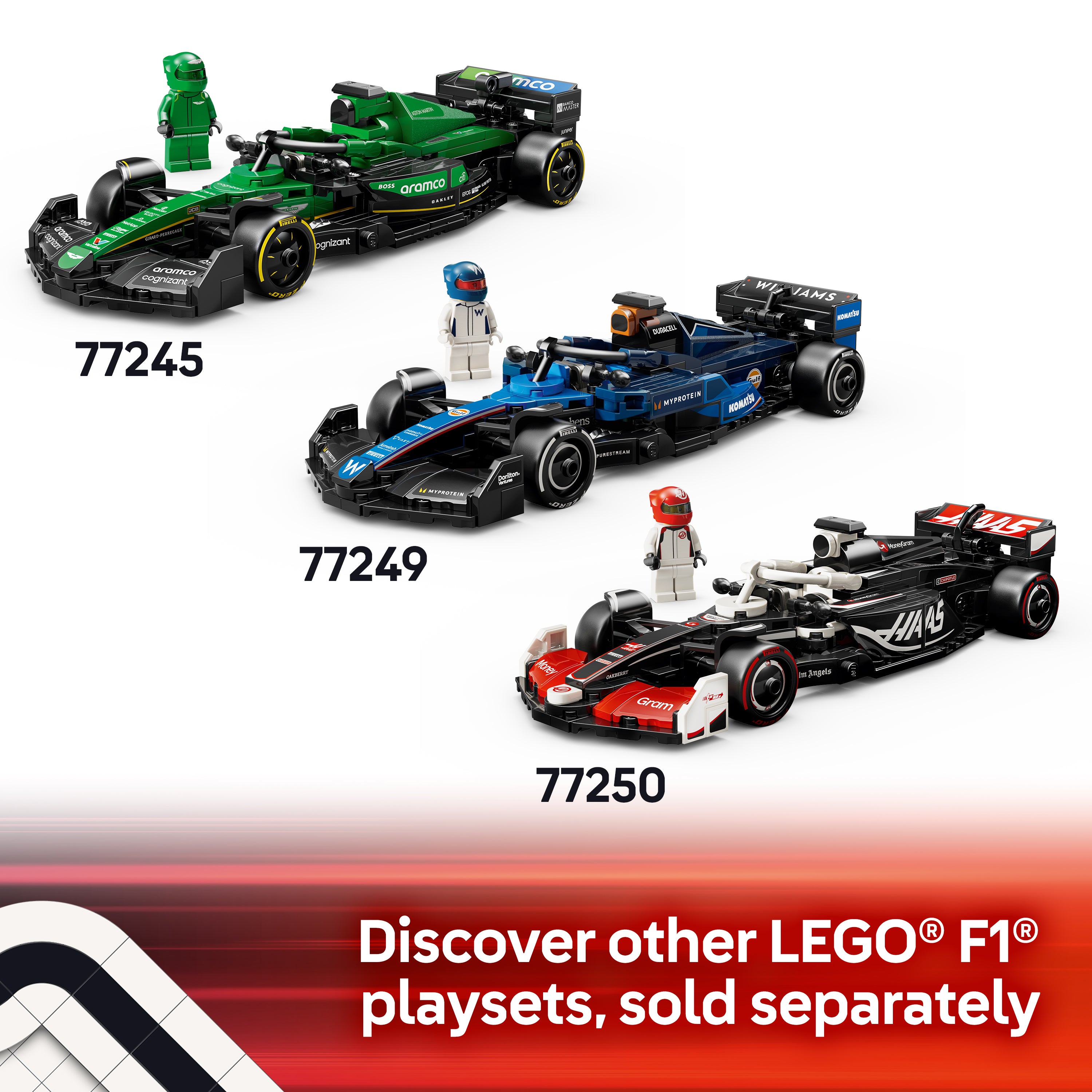Lego 77247 KICK Sauber F1 Team C44 Race Car