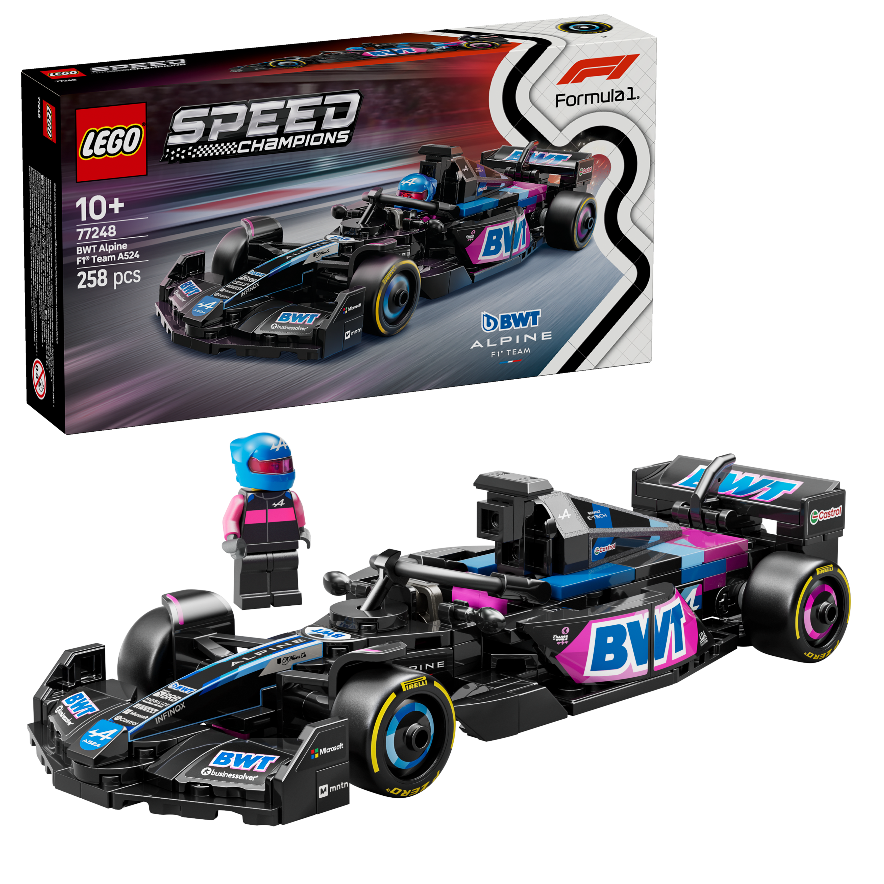 Lego 77248 BWT Alpine F1 Team A524 Race Car