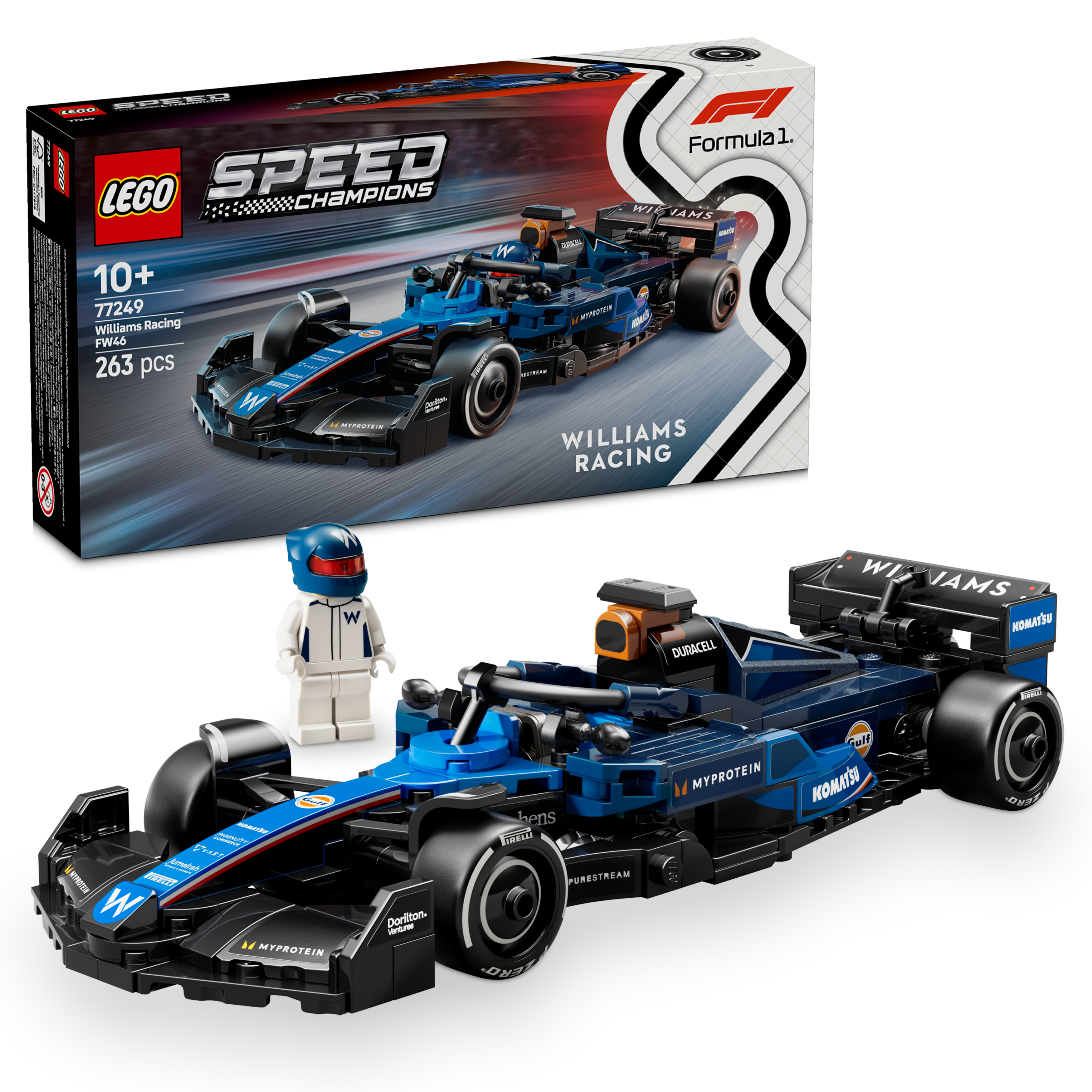 Lego 77249 Williams Racing FW46 F1 Race Car