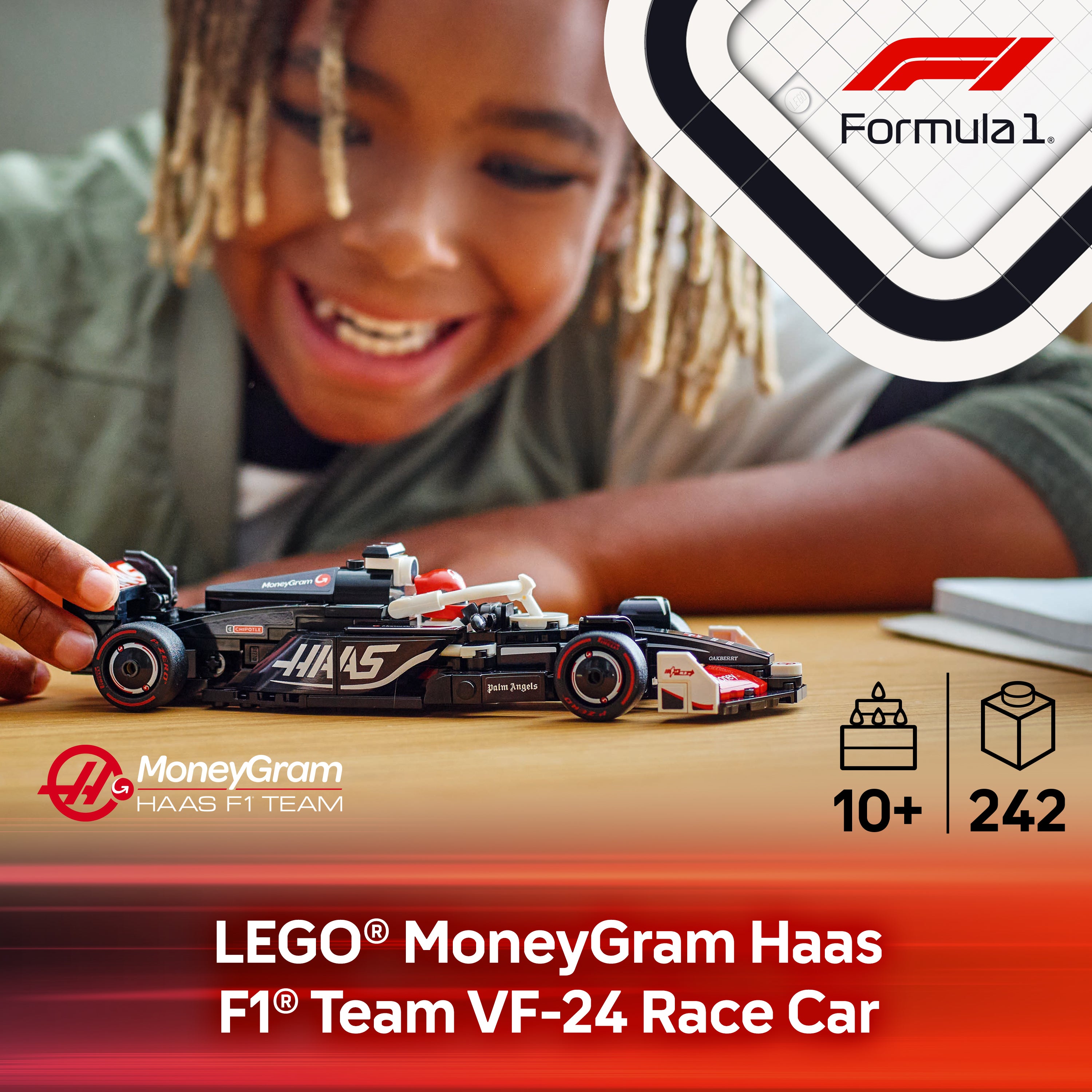 Lego 77250 MoneyGram Haas F1 Team VF-24 Race Car