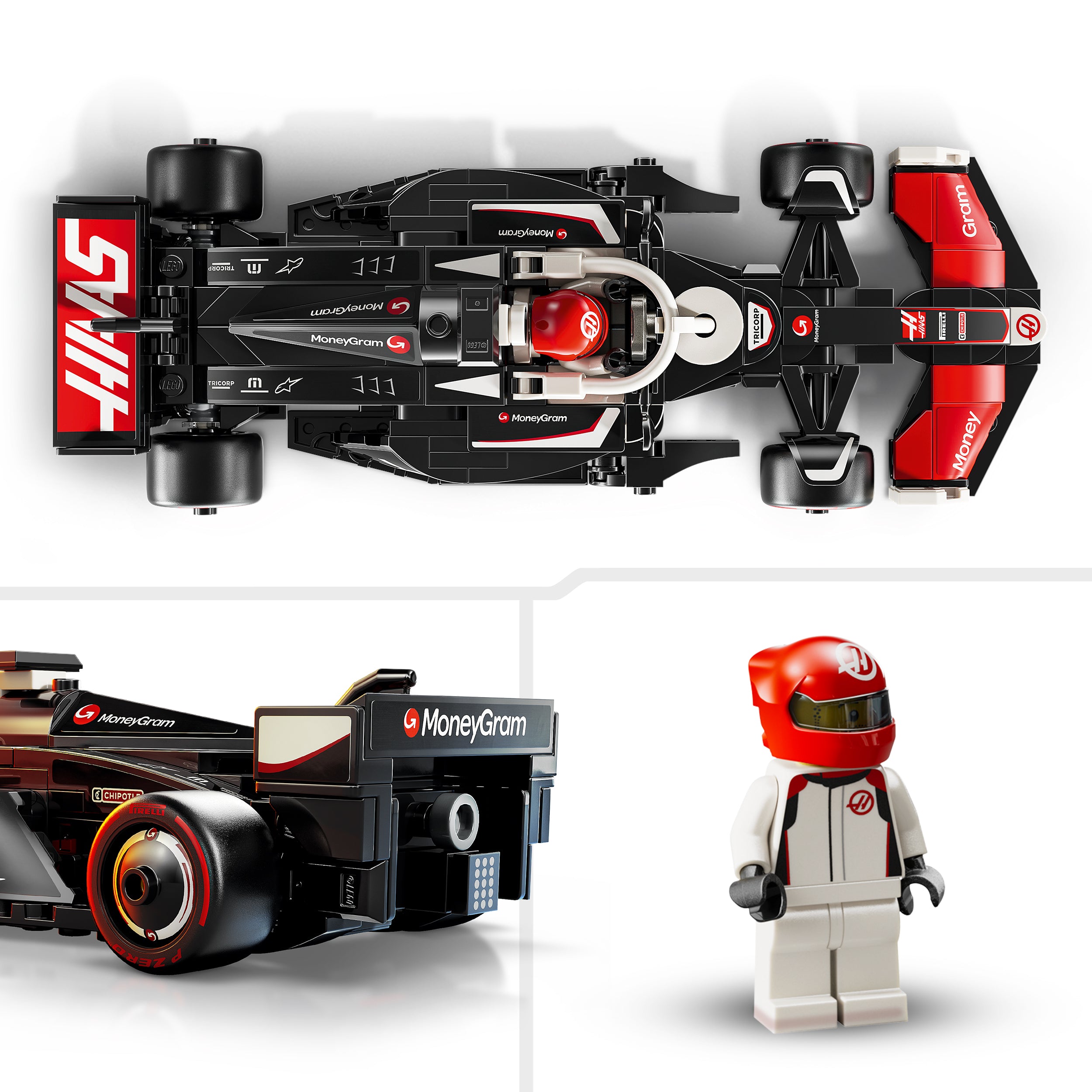 Lego 77250 MoneyGram Haas F1 Team VF-24 Race Car