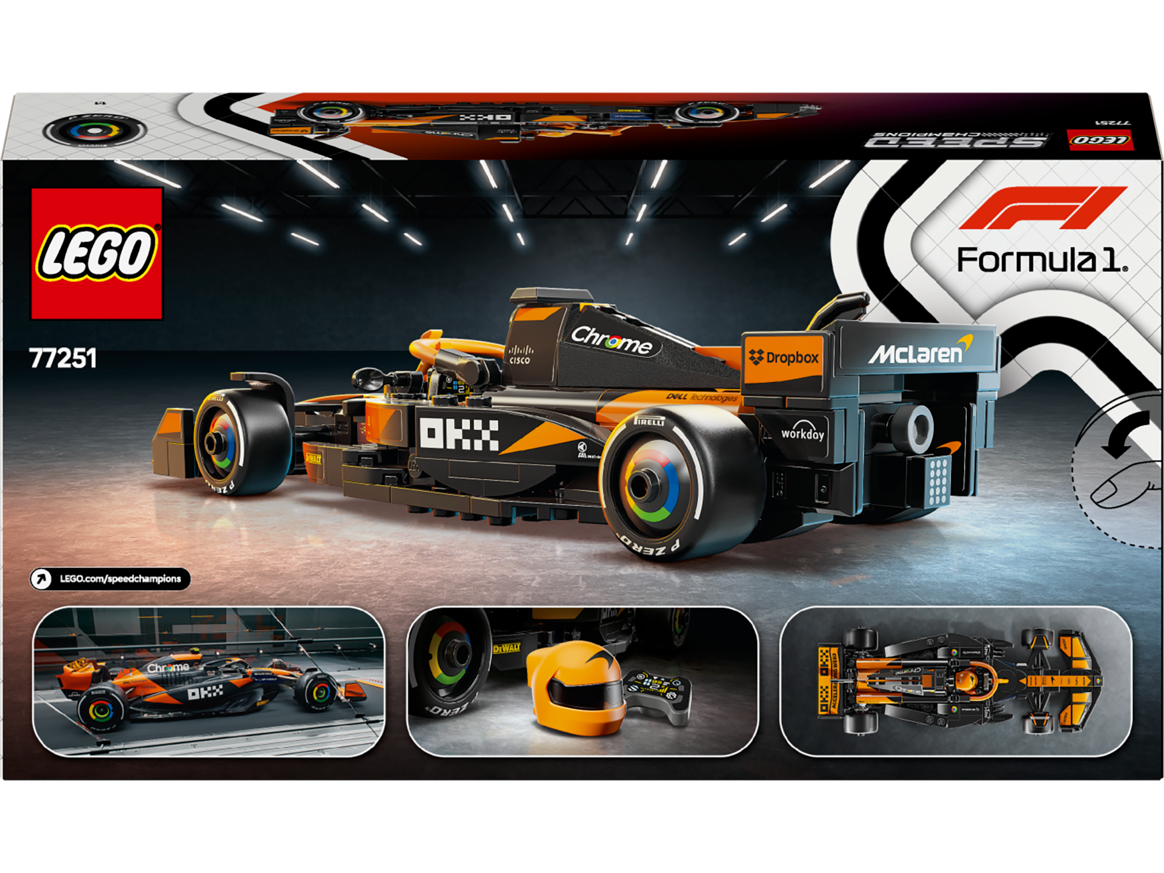 Lego 77251 McLaren F1 Team MCL38 Race Car