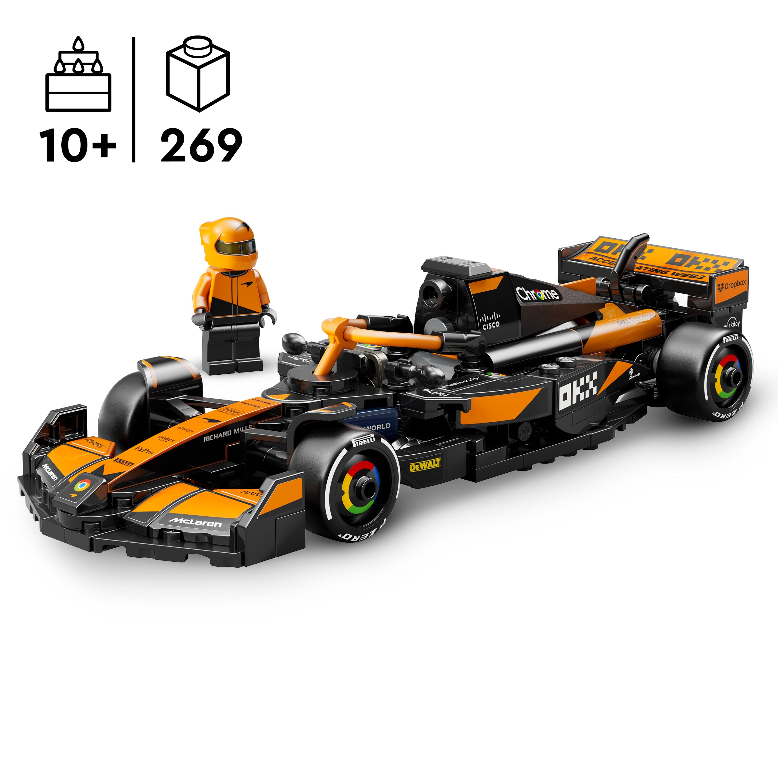 Lego 77251 McLaren F1 Team MCL38 Race Car