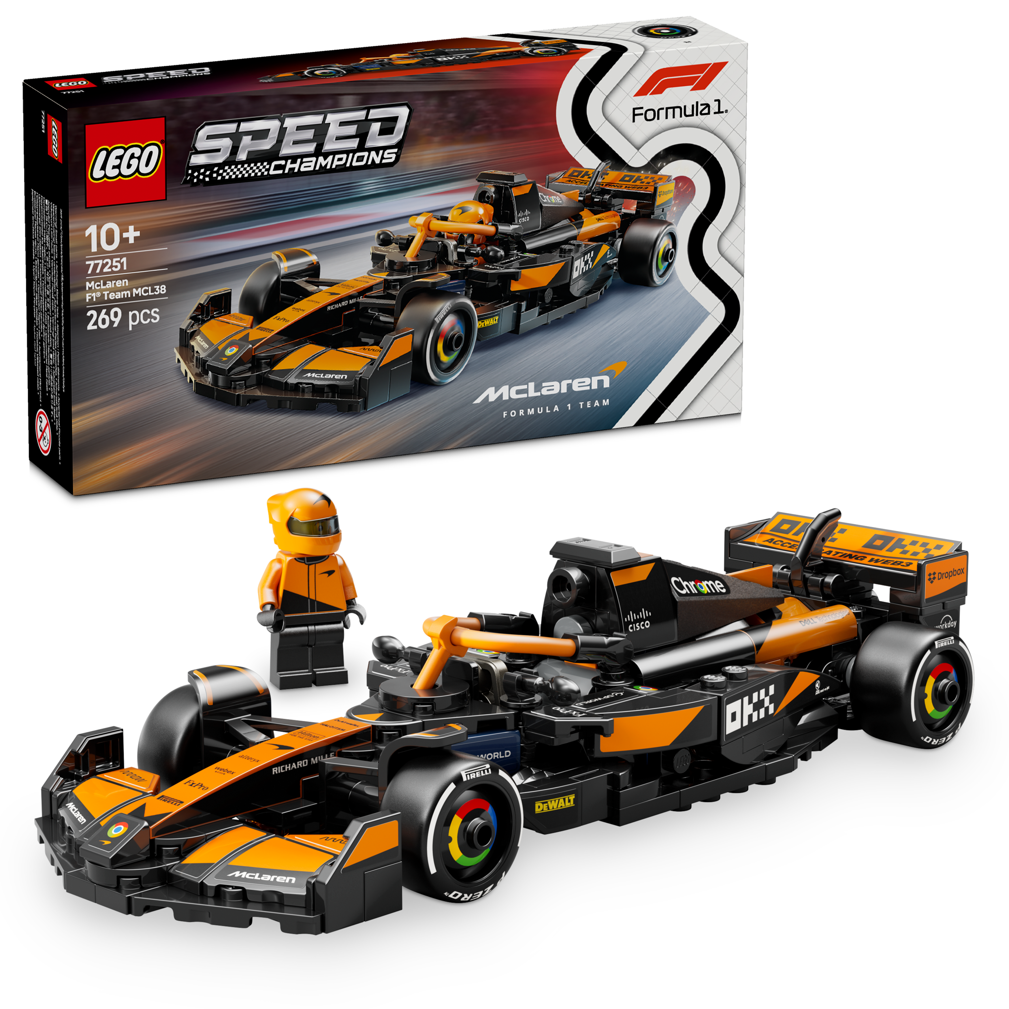 Lego 77251 McLaren F1 Team MCL38 Race Car