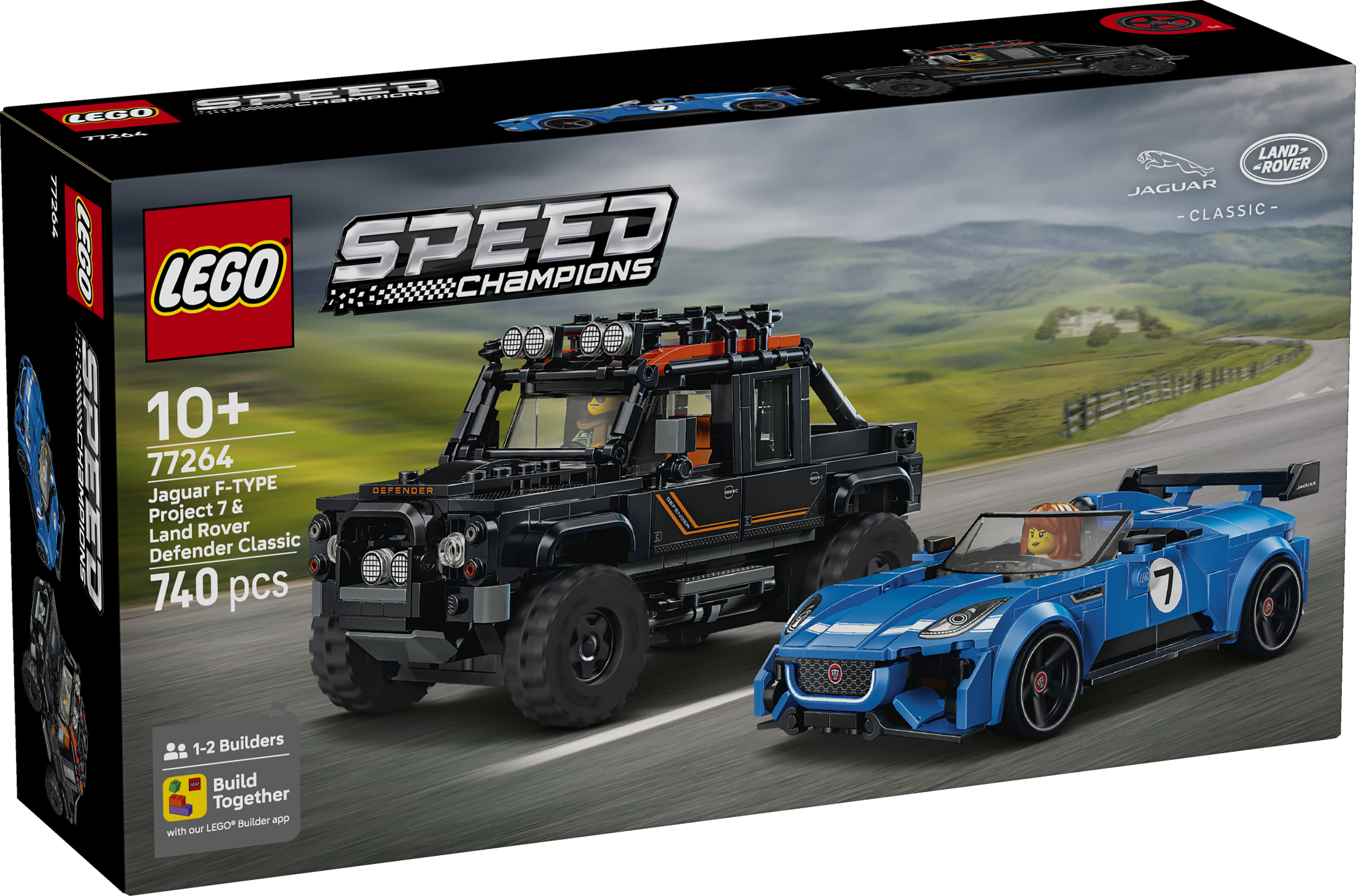 Lego 77264 Jaguar Project 7 & Land Rover Defender