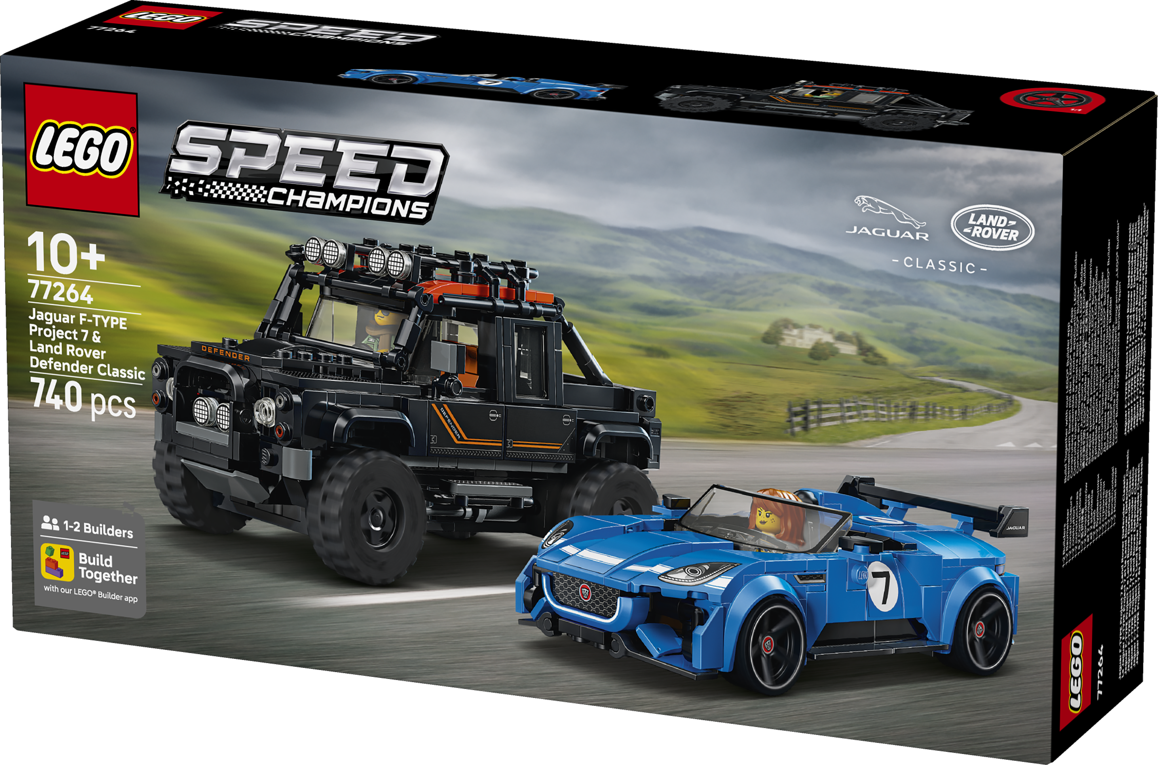 Lego 77264 Jaguar Project 7 & Land Rover Defender