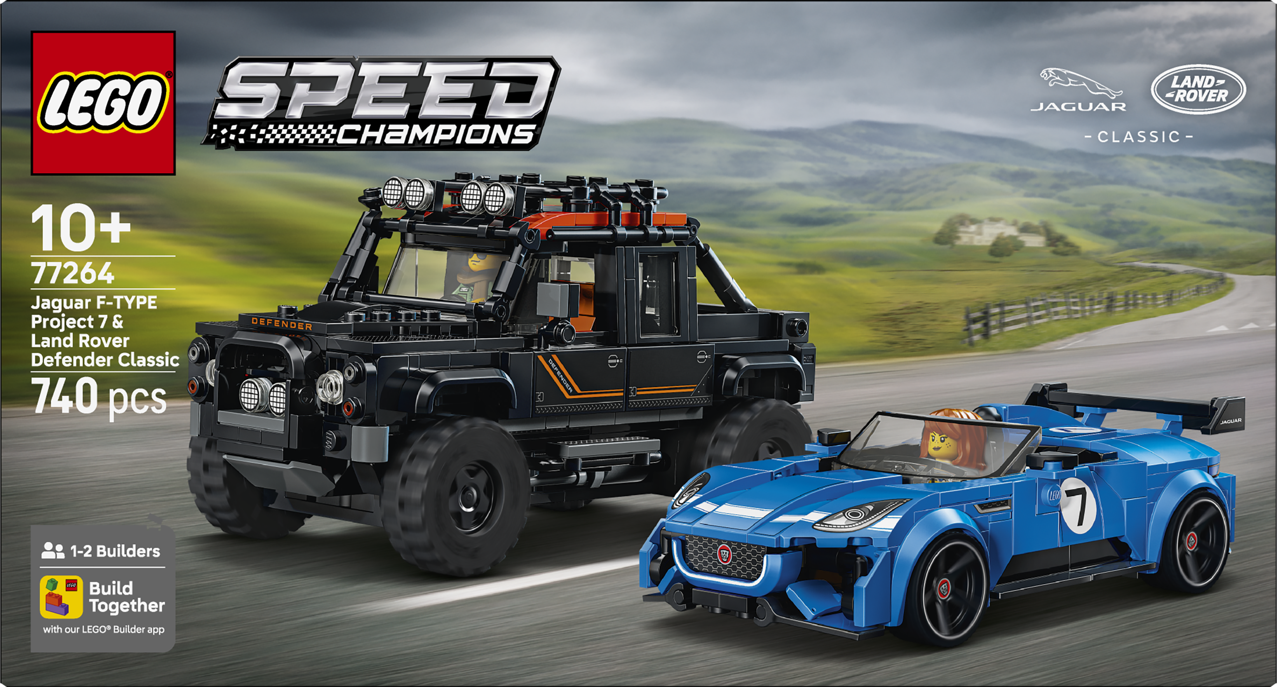 Lego 77264 Jaguar Project 7 & Land Rover Defender