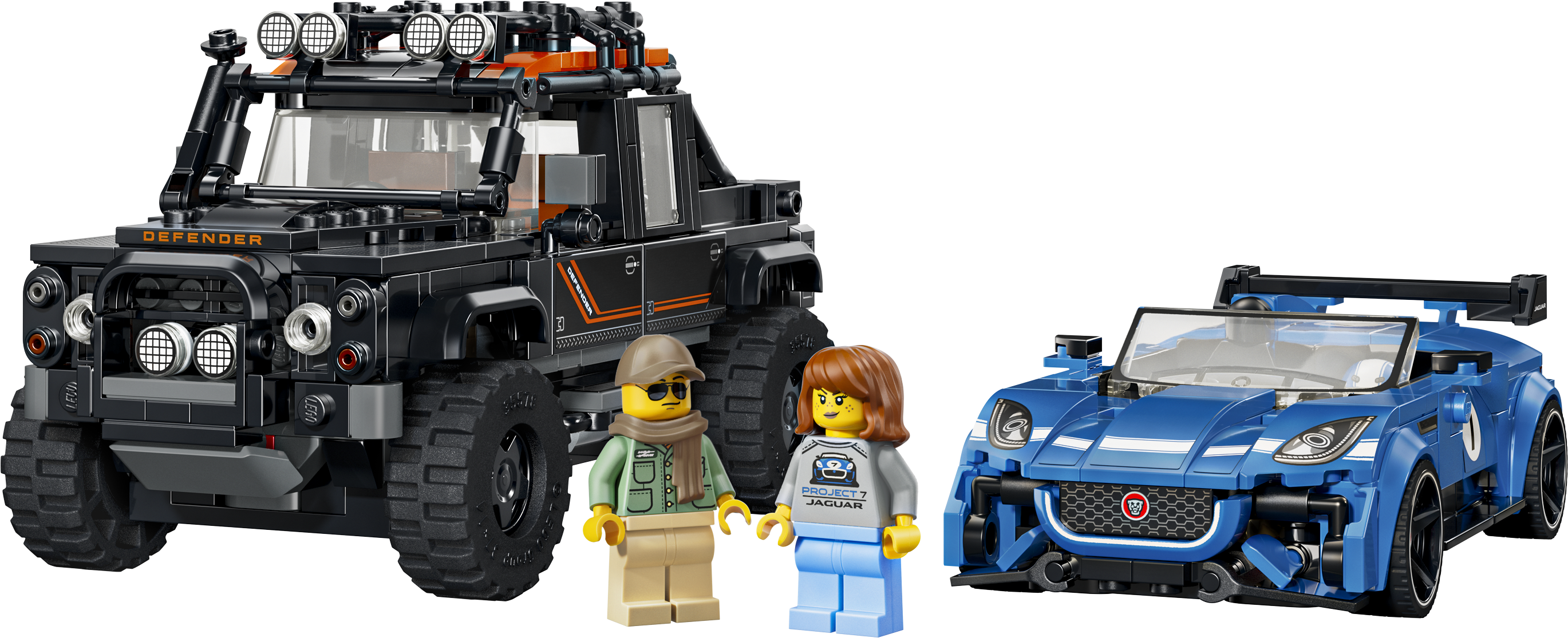 Lego 77264 Jaguar Project 7 & Land Rover Defender