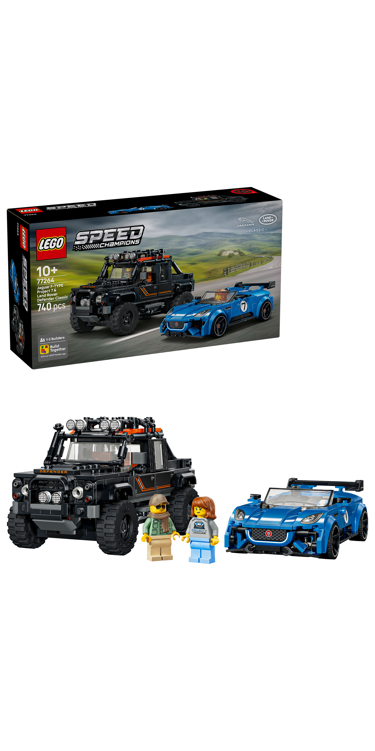 Lego 77264 Jaguar Project 7 & Land Rover Defender