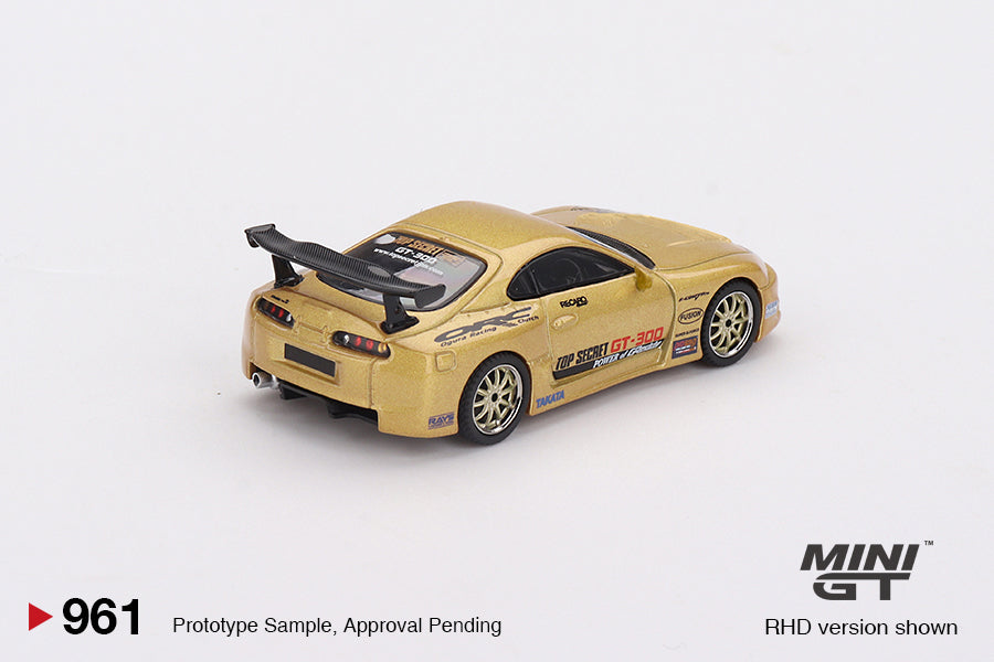 Mini GT Toyota Supra Top Secret Gold 1:64 Die Cast