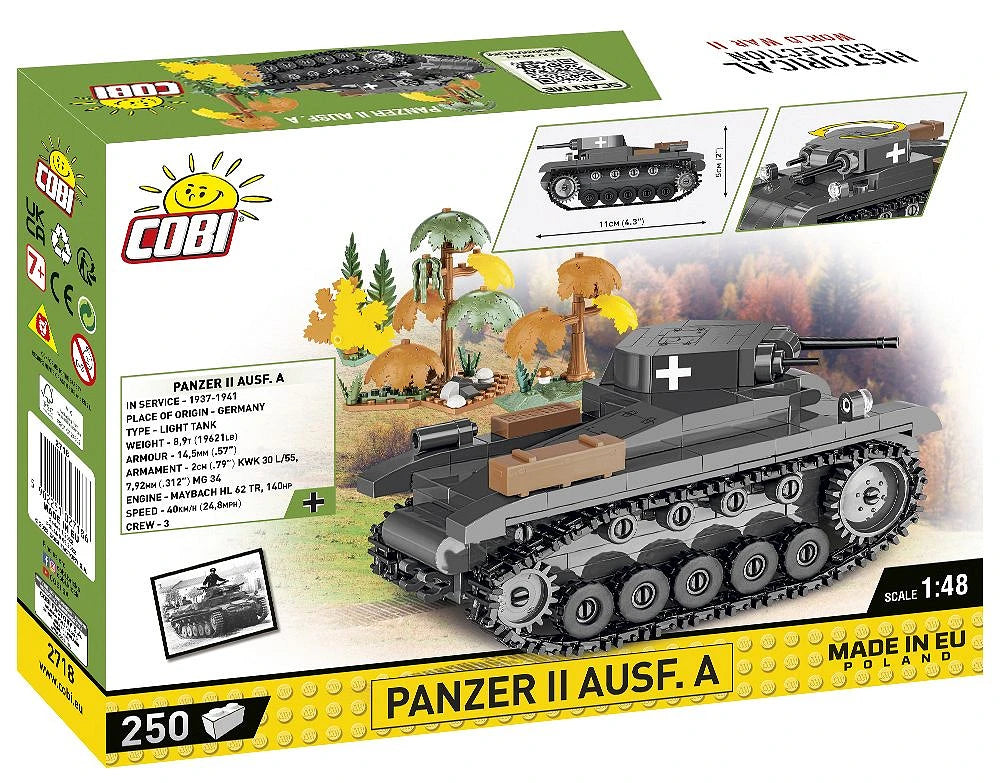 Cobi 2718 Panzer II Ausf.A Tank 1:35 Scale Set