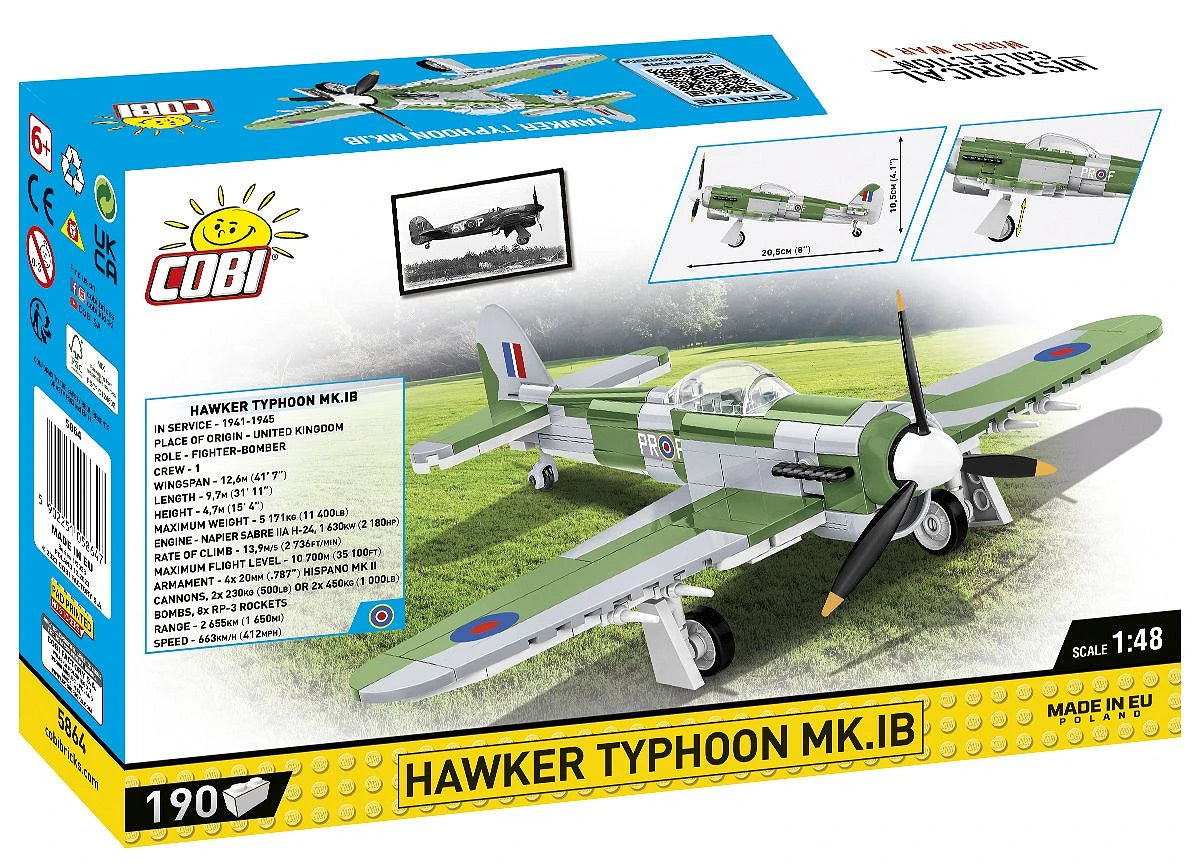 Cobi 5860 Hawker Typhoon Mk.IB 1:48 Set