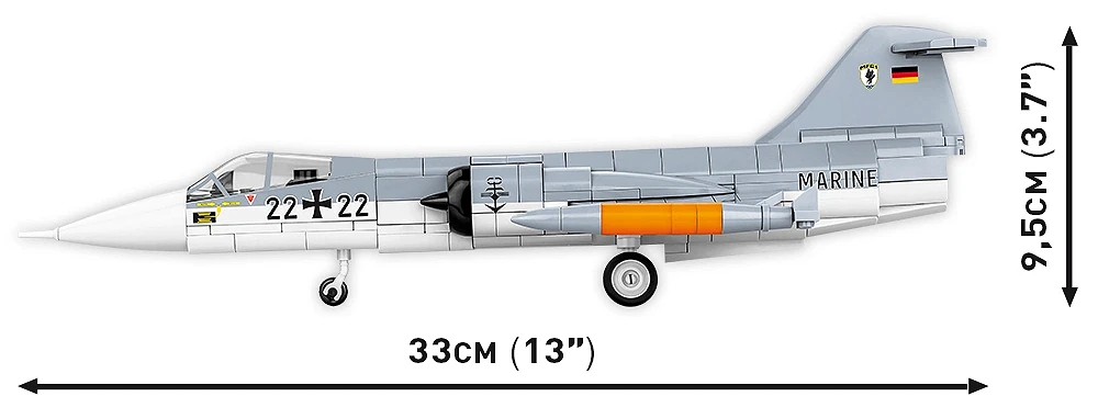 Cobi 5907 Lockheed F-104 Starfighter Scale Set