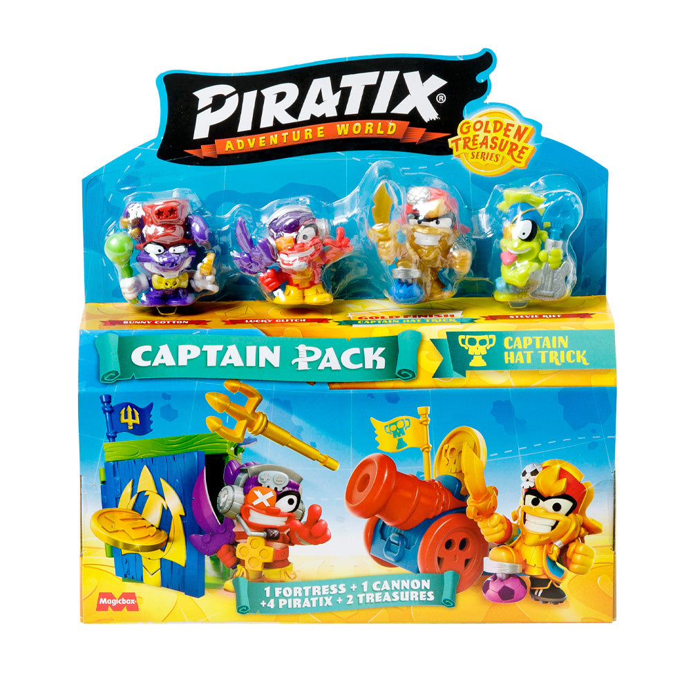 Piratix Golden Treasure Fortress Captain Pack