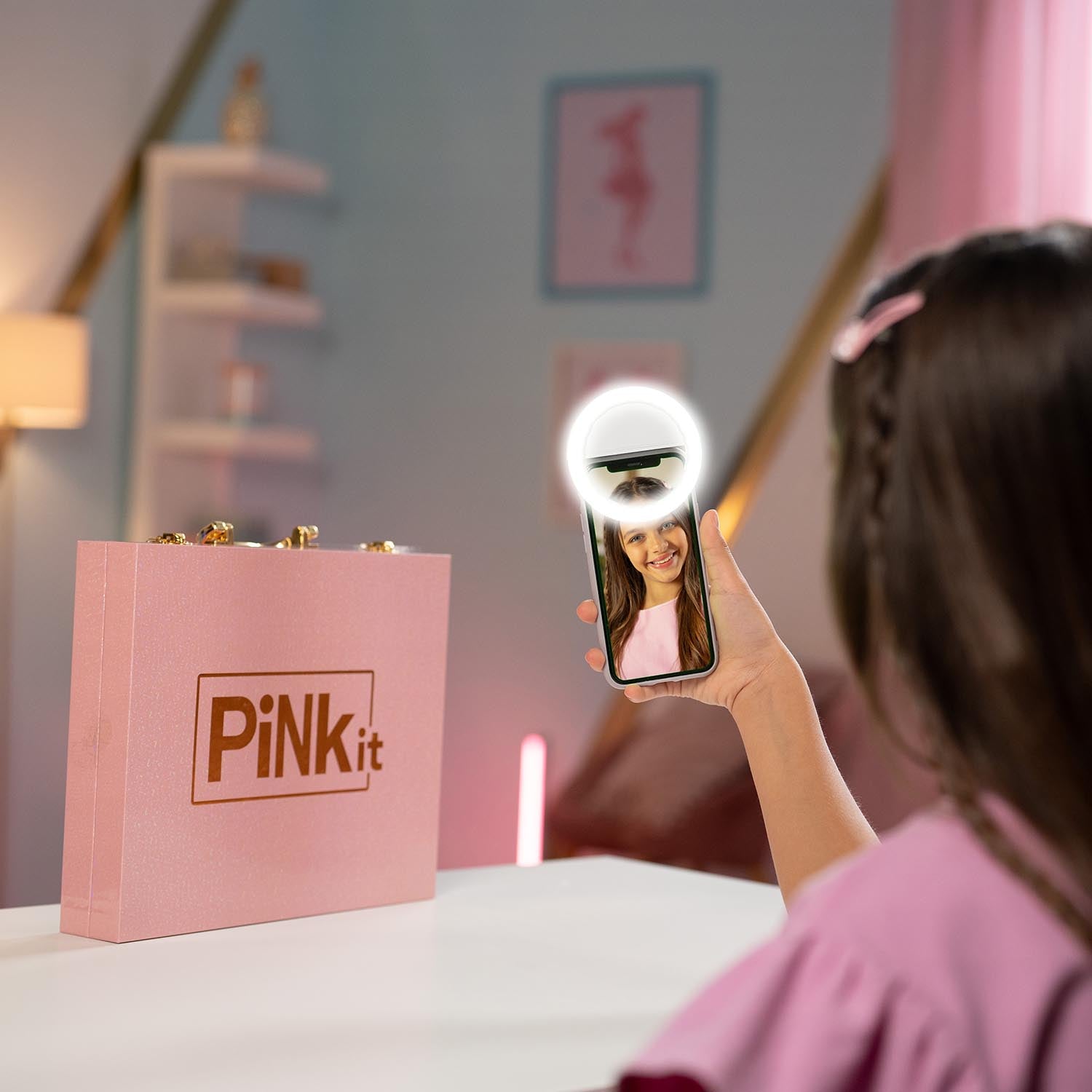 Pink It - Selfie Ring Suitcase