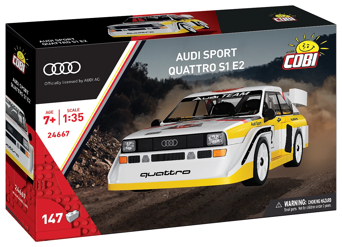 Cobi 24667 Audi Sport Quattro S1 E2 Scale Set