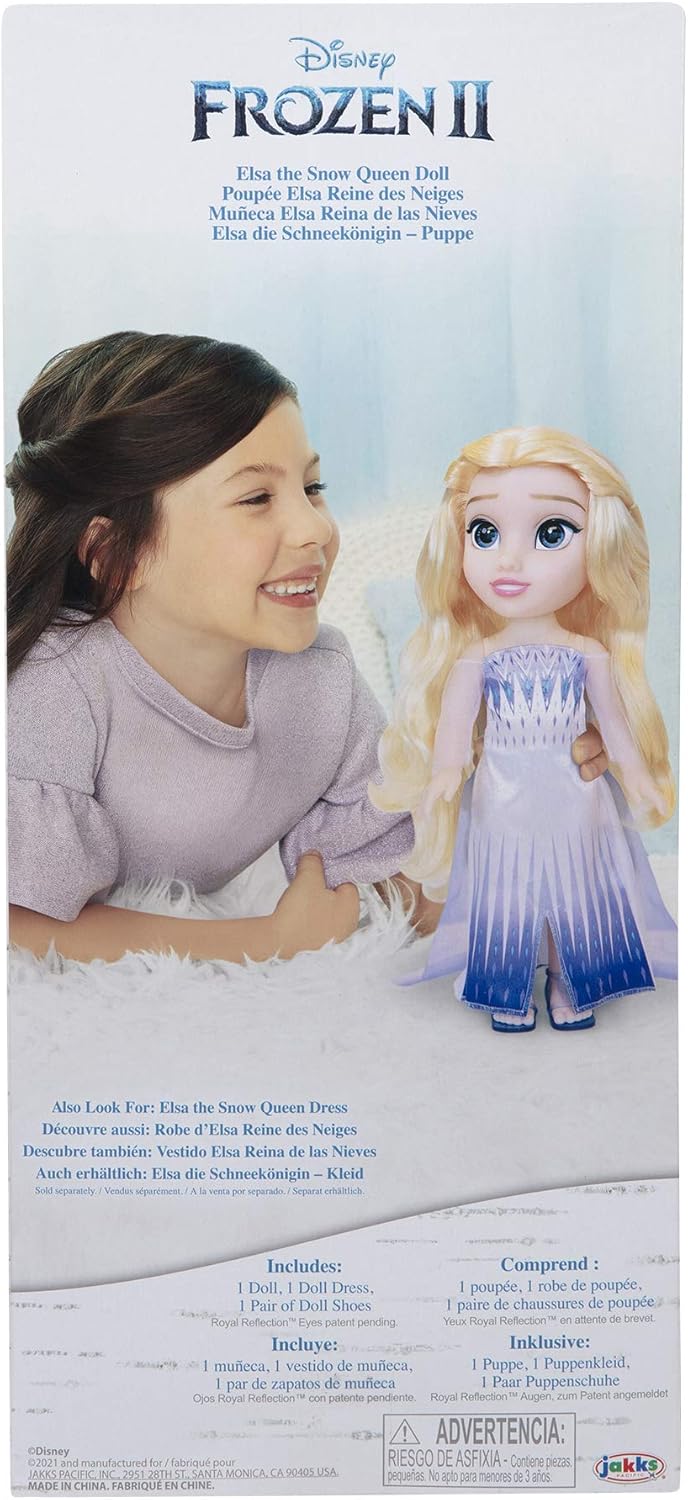 Disney Frozen Elsa Toddler Doll in White Dress