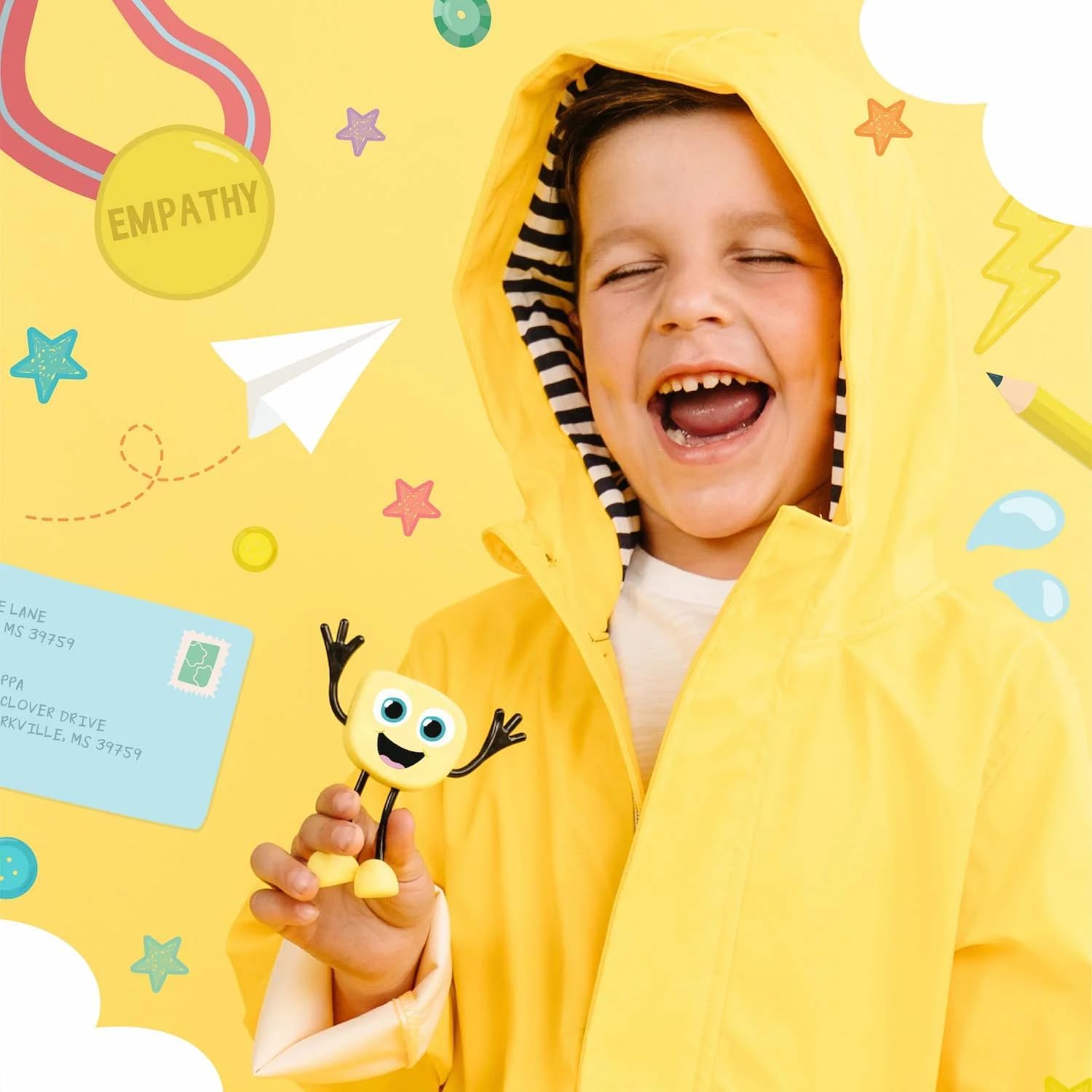 Glo Pals Light Up Sensory Toy Character Pack Yello