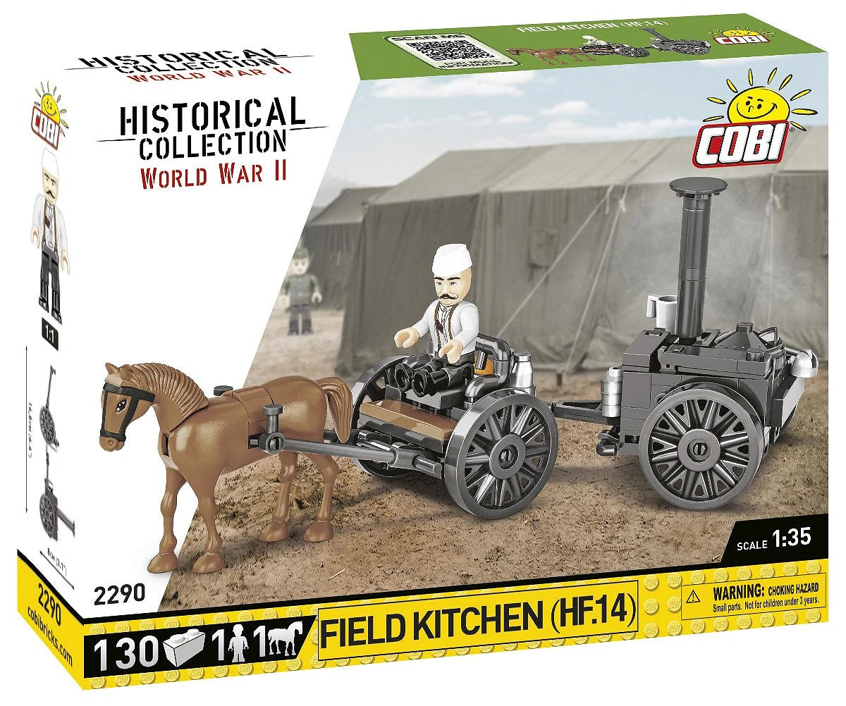 Cobi 2290 German WW2 Field Kitchen 1:35 Scale Set