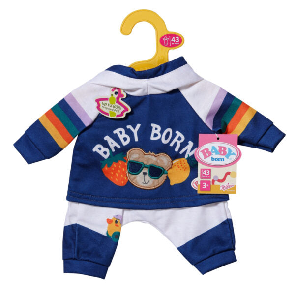 BABY born Jogging Suit Navy 43cm