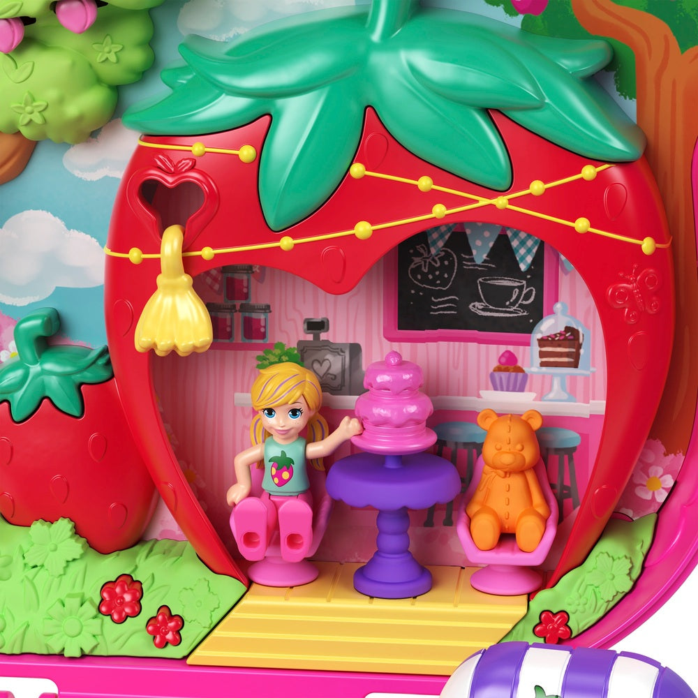 Polly Pocket Straw-Beary Patch Compact