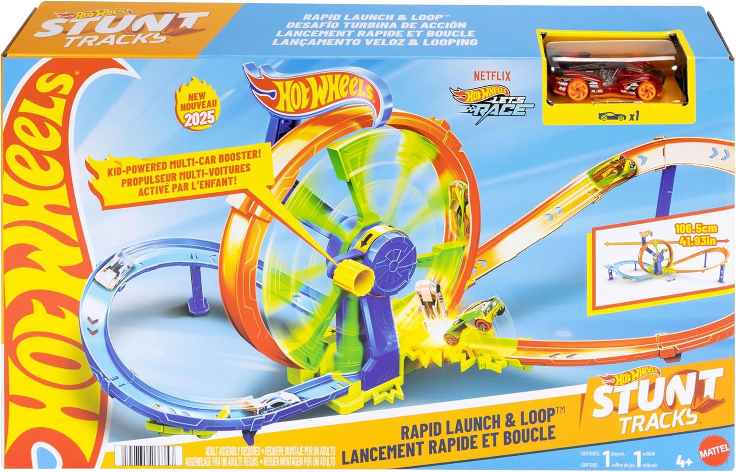 Hot Wheels Rapid Launch & Loop Playset