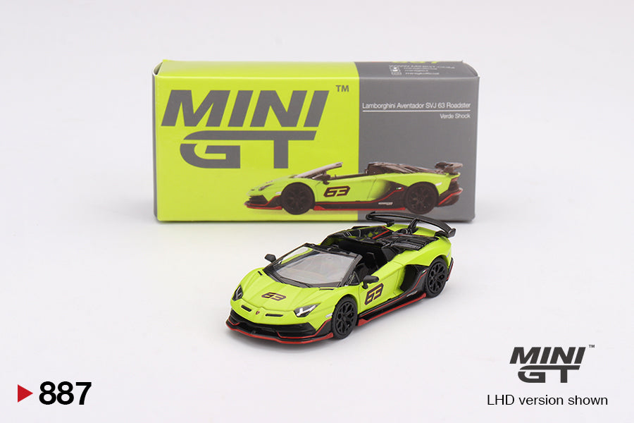 Mini GT Lamborghini Aventador SVJ 63 1:64 Scale