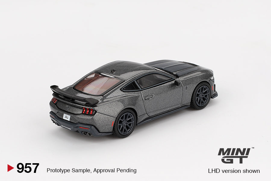 Mini GT Ford Mustang Dark Horse 2024 Carbonized Grey (RHD) 1:64 Scale