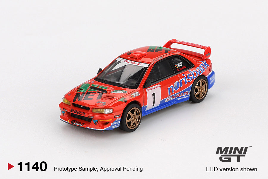 Mini GT Subaru Impreza WRC97 #1 1999 DRM Champion 1:64 Die Cast