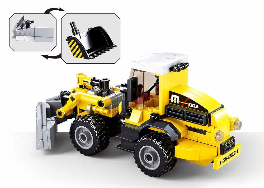 Sluban Town Construction Forklift 2 in 1
