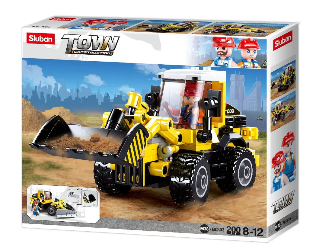 Sluban Town Construction Forklift 2 in 1