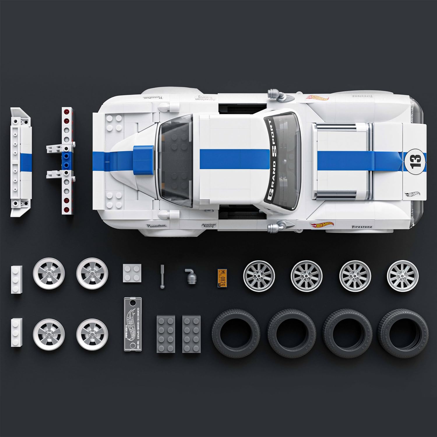 Hot Wheels Brick Shop Corvette Grand Sport