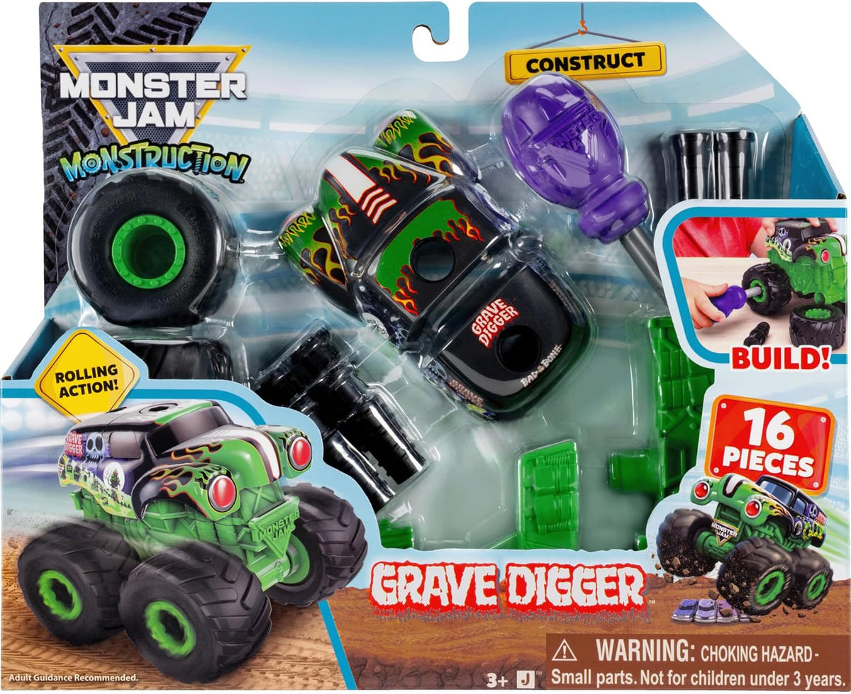 Monster Jam Monstruction 13cm Gravedigger Monster Truck