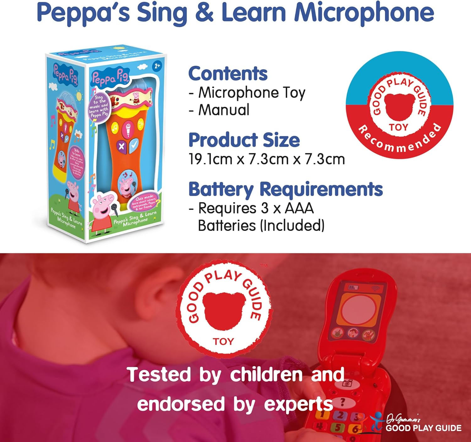 Peppas Singalong & Learn Microphone