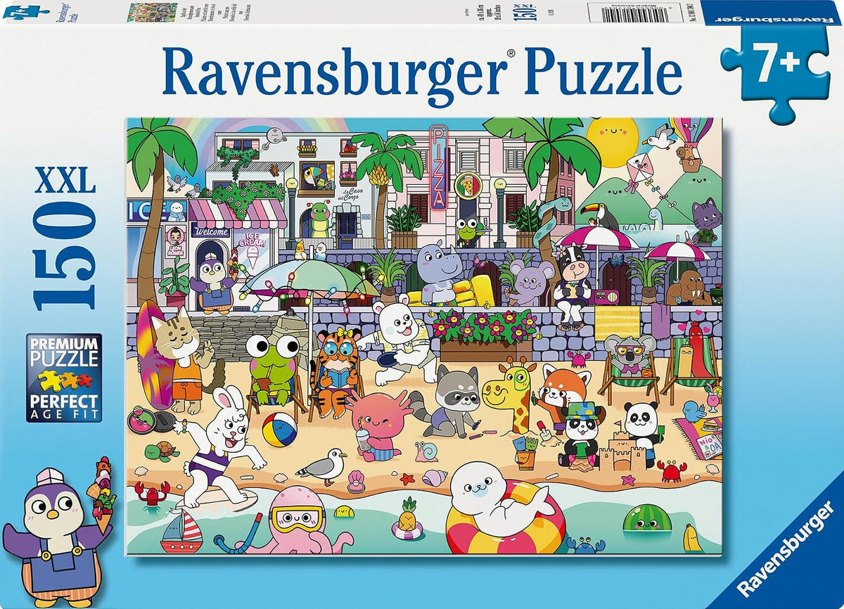 Kawaii Coastline 150 Piece Jigsaw Puzzle