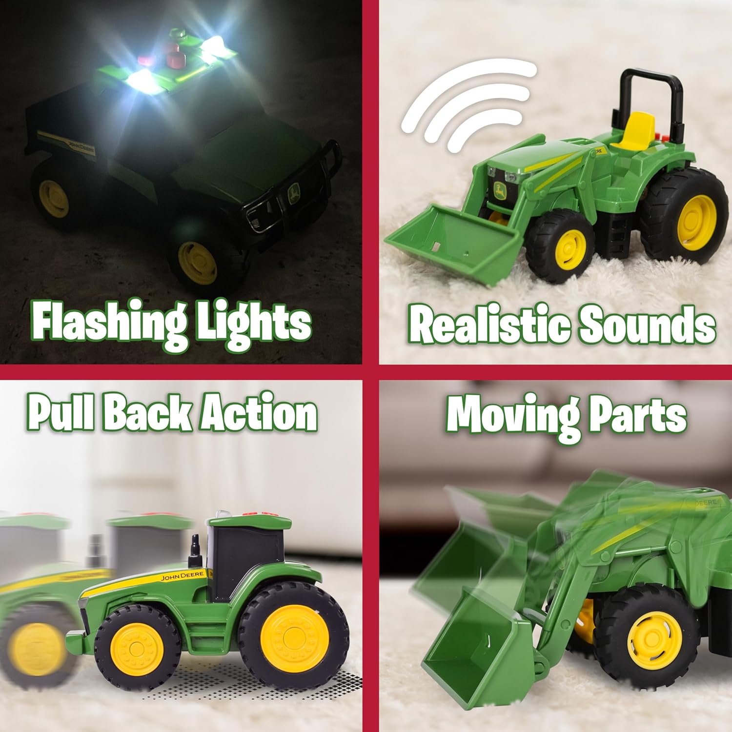 John Deere Mini Vehicle 3 Pack