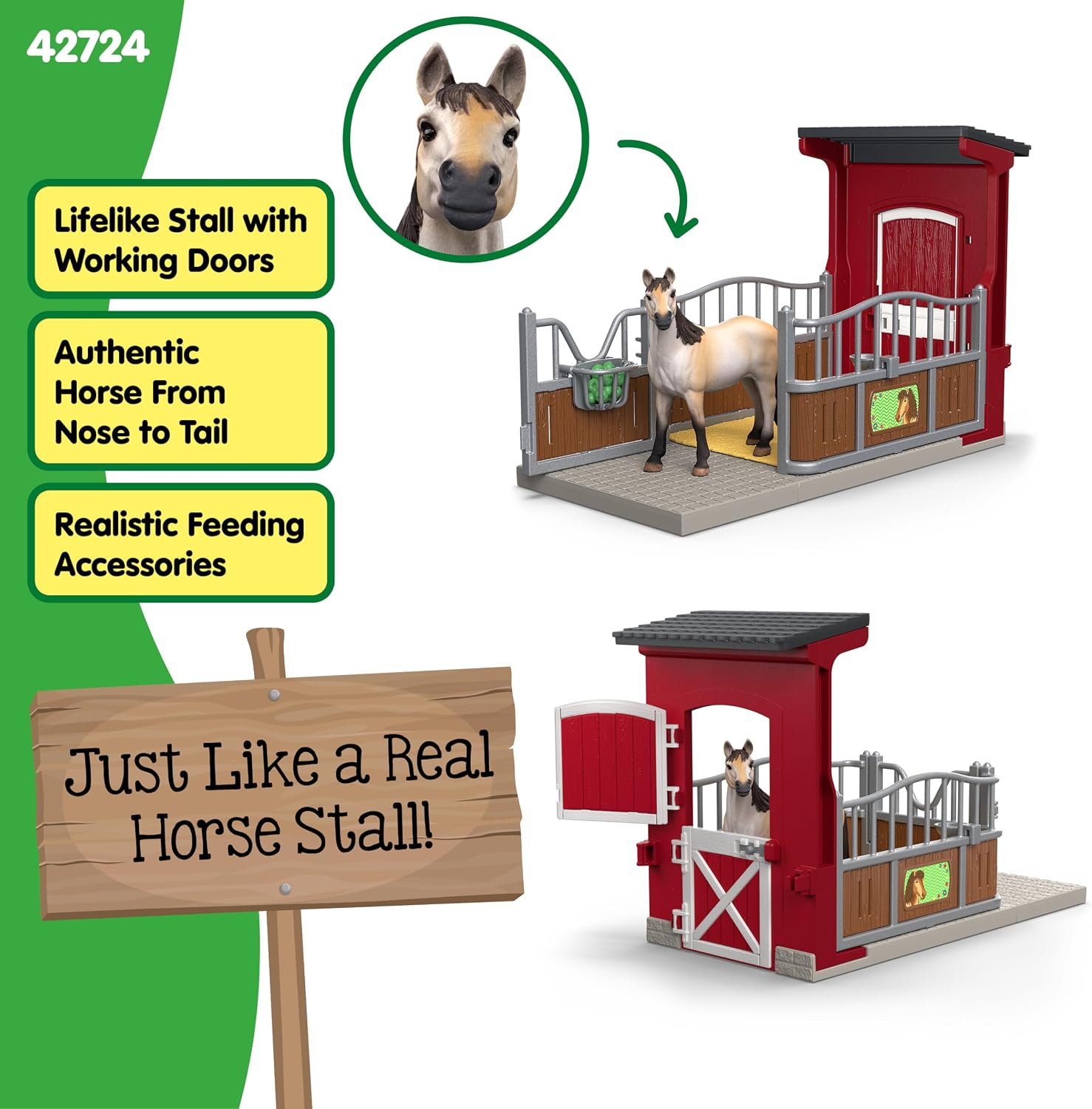 Schleich Horse Club: Pony Box with Mustang Merrie