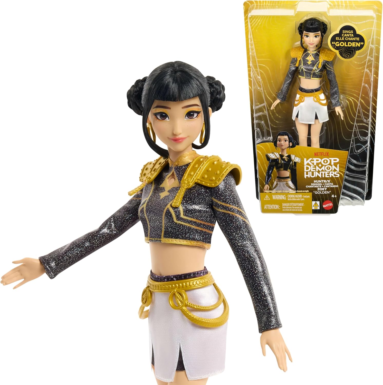 K-Pop Demon Hunters HUNTR/X Zoey Singing "Golden" Fashion Doll