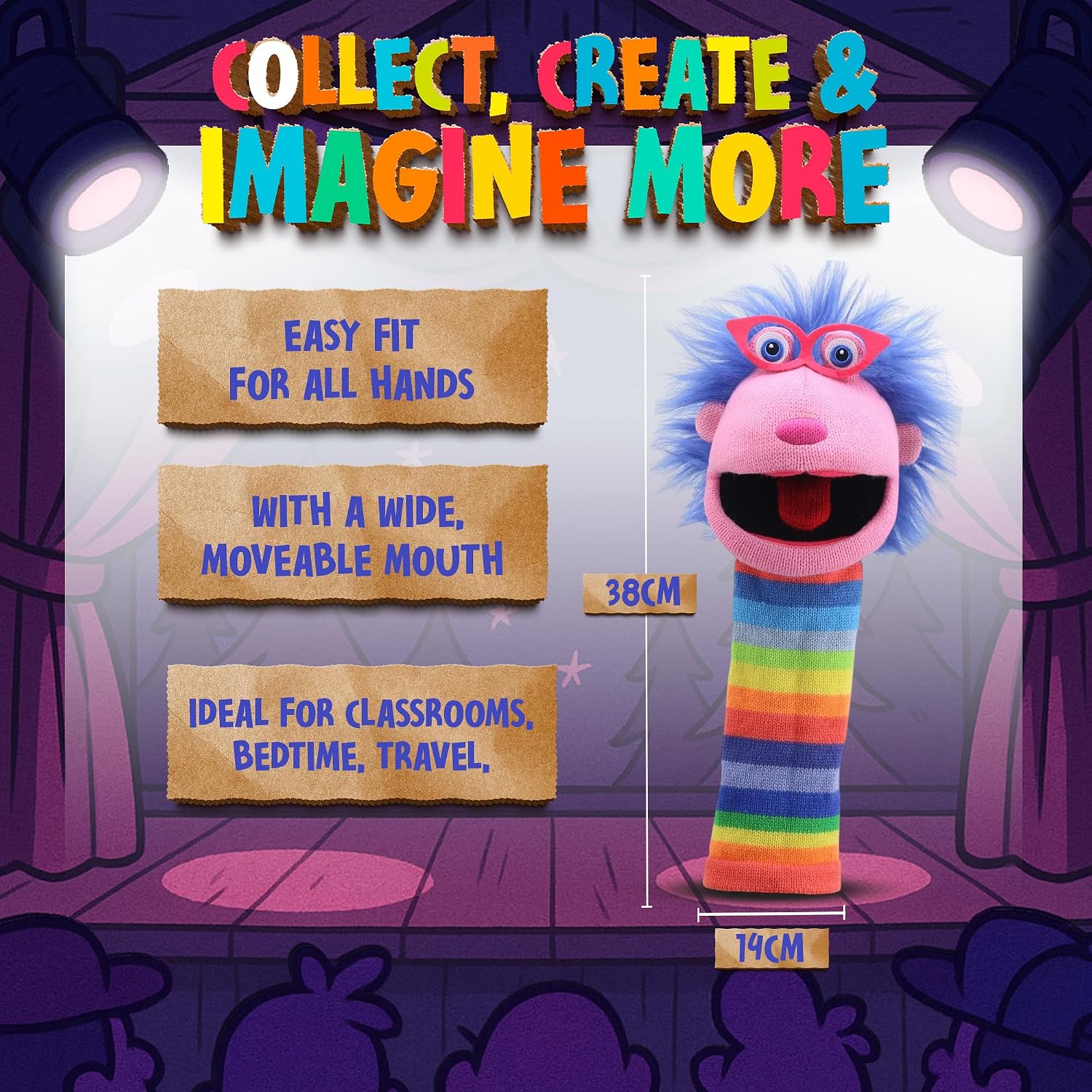Sockette Puppet Gloria