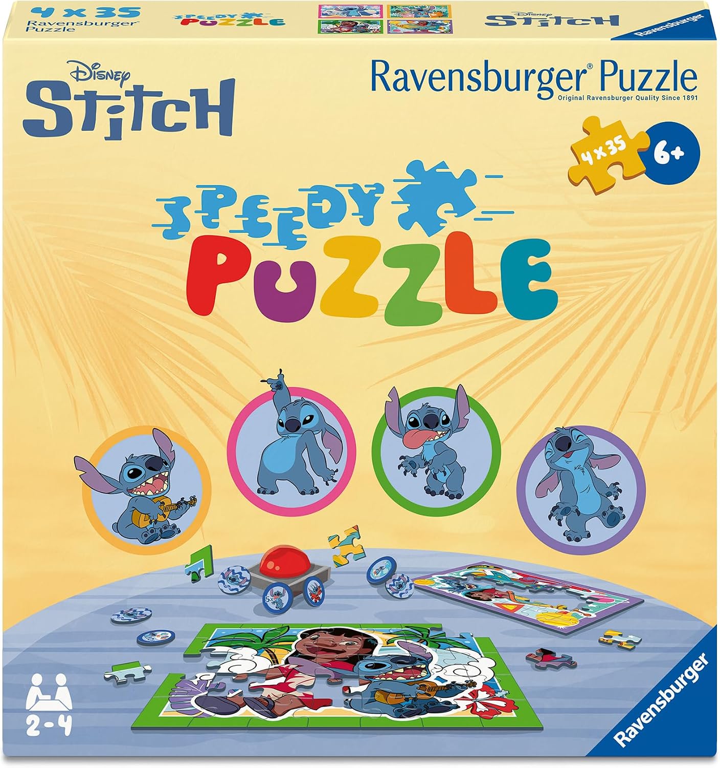 Speedy Puzzle Stitch 4x 35 Piece Jigsaw Puzzle