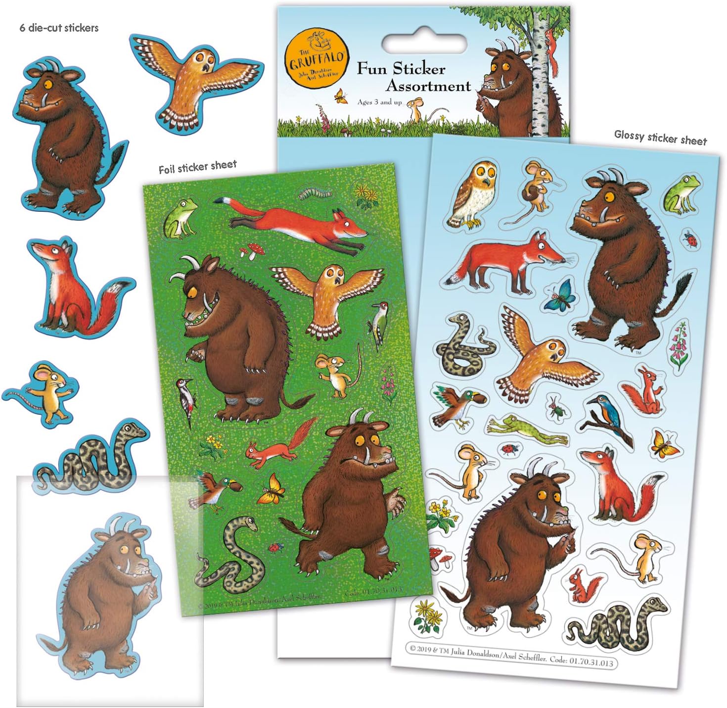 Gruffalo Fun Sticker Assortment Pack