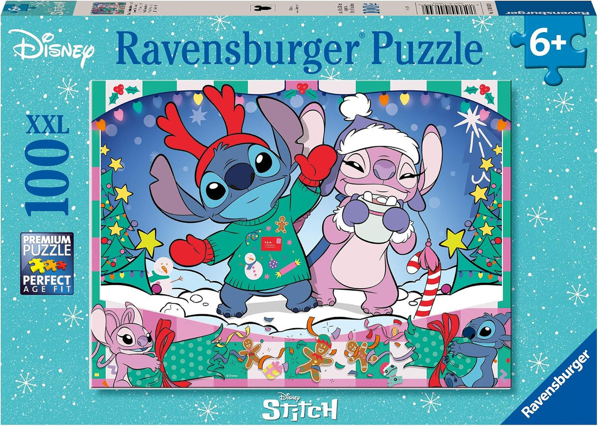 Disney Stitch Christmas 100 XXL Piece Jigsaw
