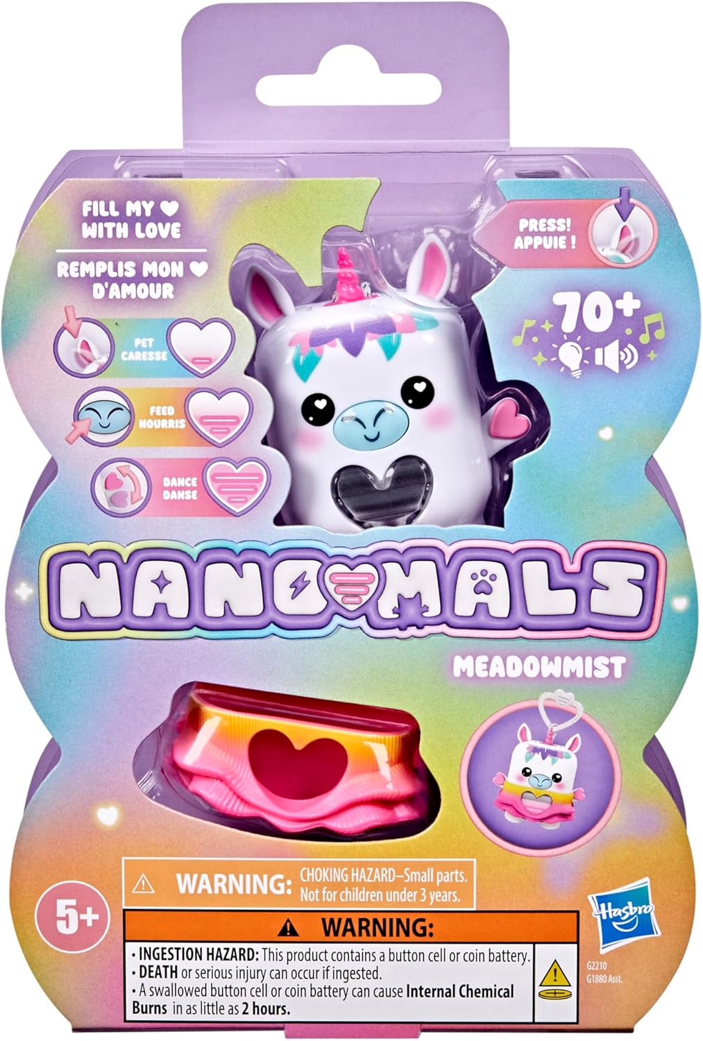 Nano-mals Meadowmist The Unicorn Electronic Fidget Pet