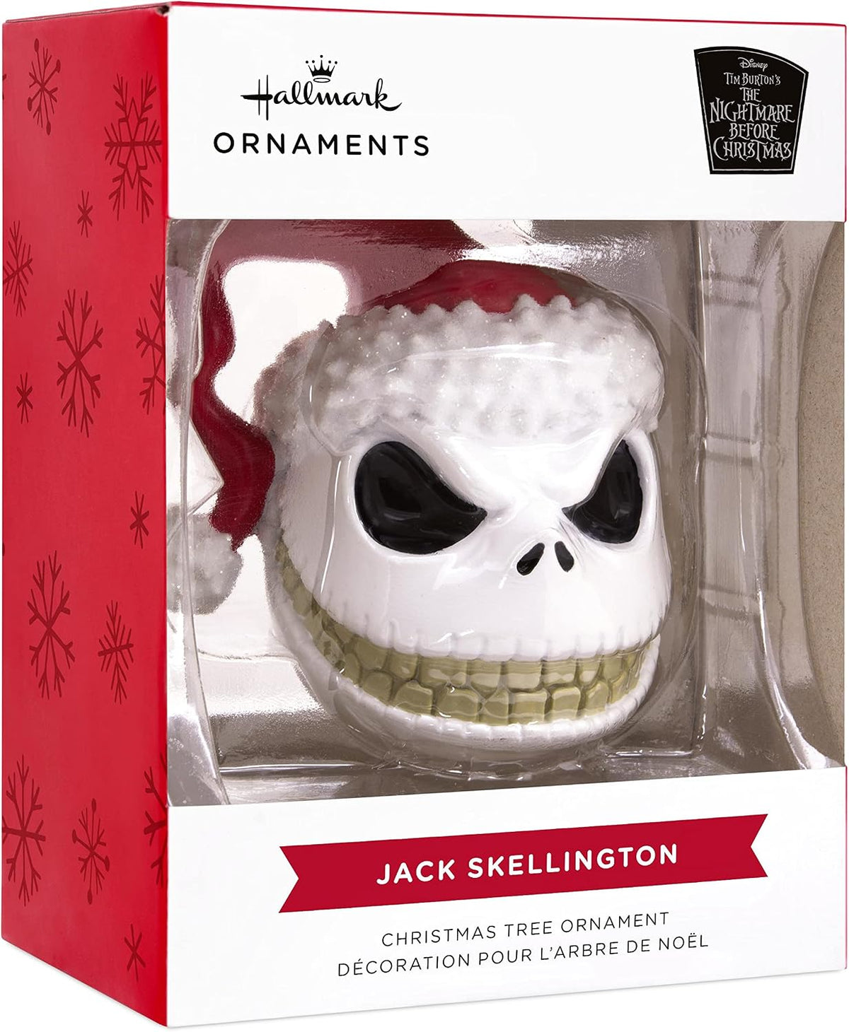 Hallmark Jack Skellington Santa Head Resin Christmas Decoration