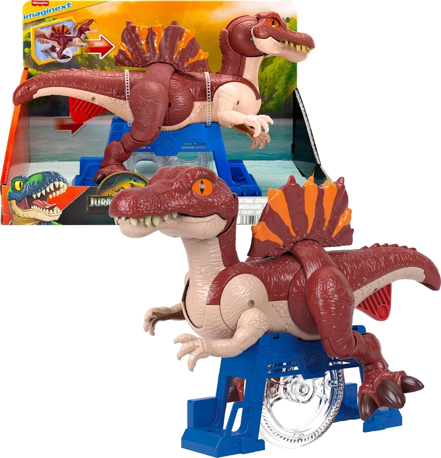 Imaginext Jurassic World Rebirth Sprinting Spinosaurus