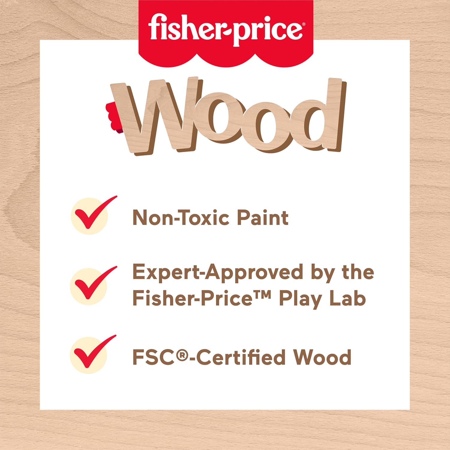 Fisher Price Wooden Work From Home Playset
