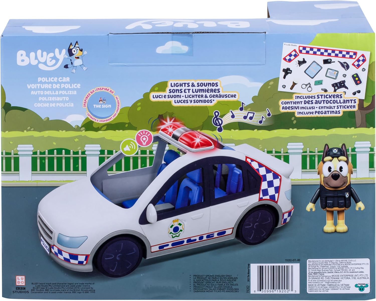 Bluey Police Car